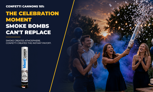 Confetti Cannons 101: The Celebration Moment Smoke Bombs Can't Replace