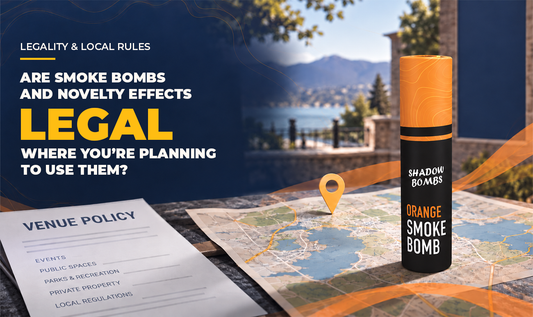 Are Smoke Bombs and Novelty Effects Legal Where You're Planning to Use Them?